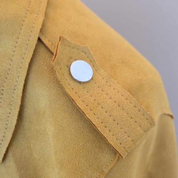 Mustard Yellow Women's Jacket - Picture 4 of 5